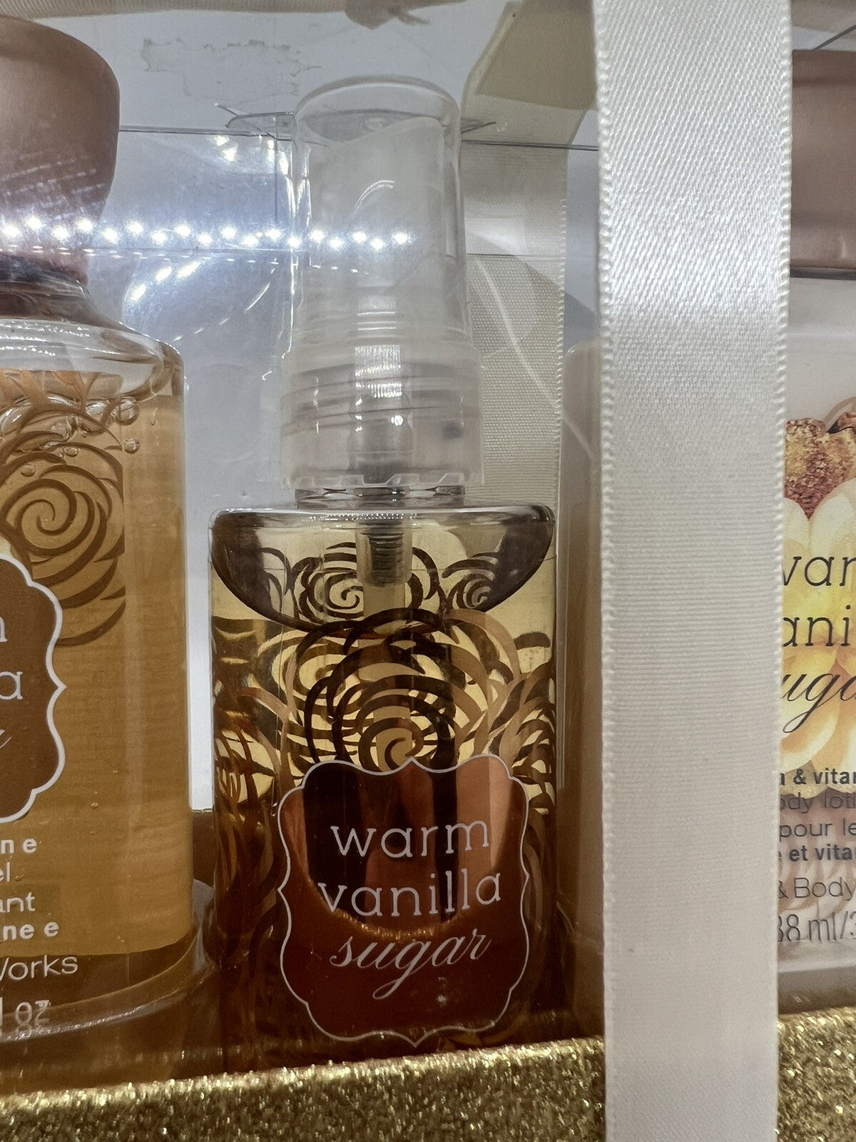 bath body works Warm Vanilla Sugar set (Body Lotion 88ml, Shower Gel 88ml, Mist)3