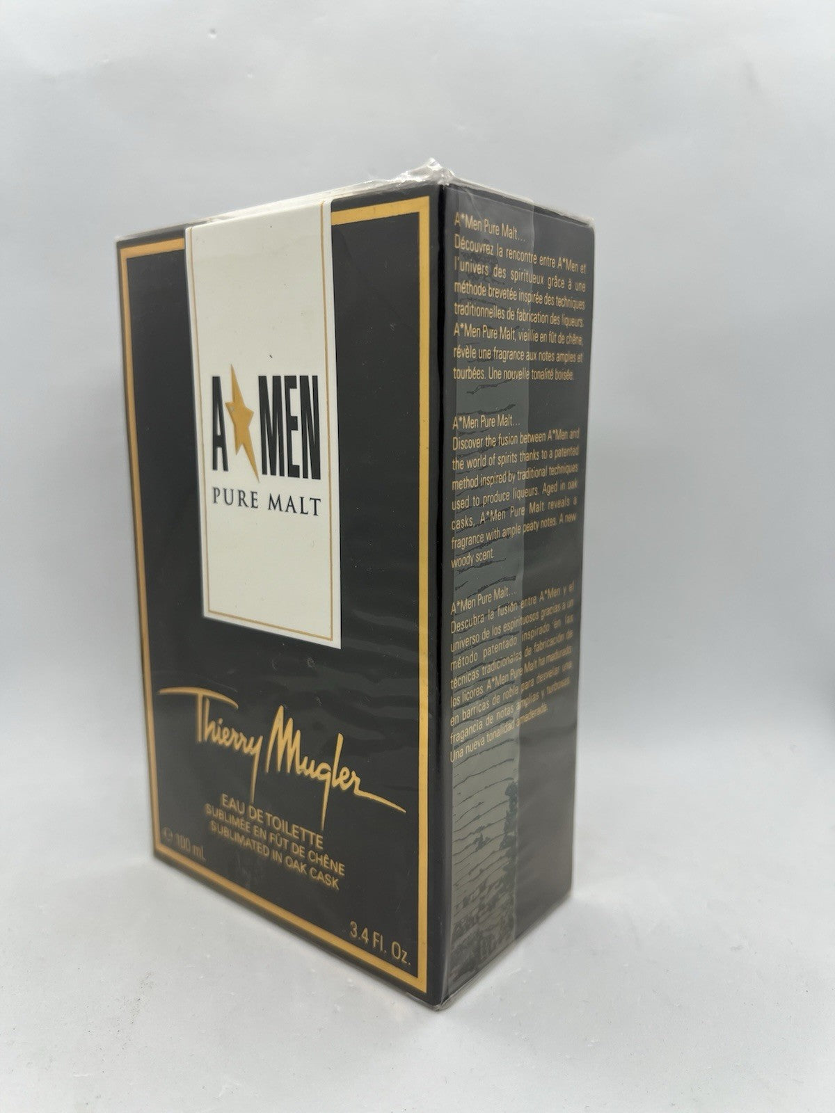 Thierry Mugler Pure Malt EDT 100ml/3.4oz Discontinued (SEALED) 2015 Batch2