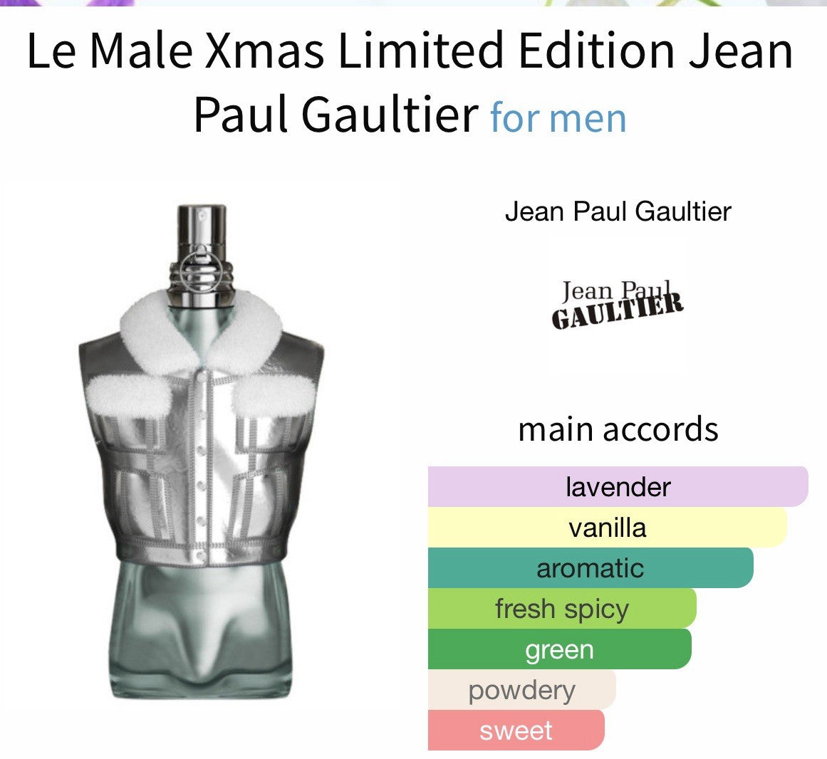 Jean Paul Gaultier Le Male Holiday Limited Edition 2023  125ml/4.2oz edt12