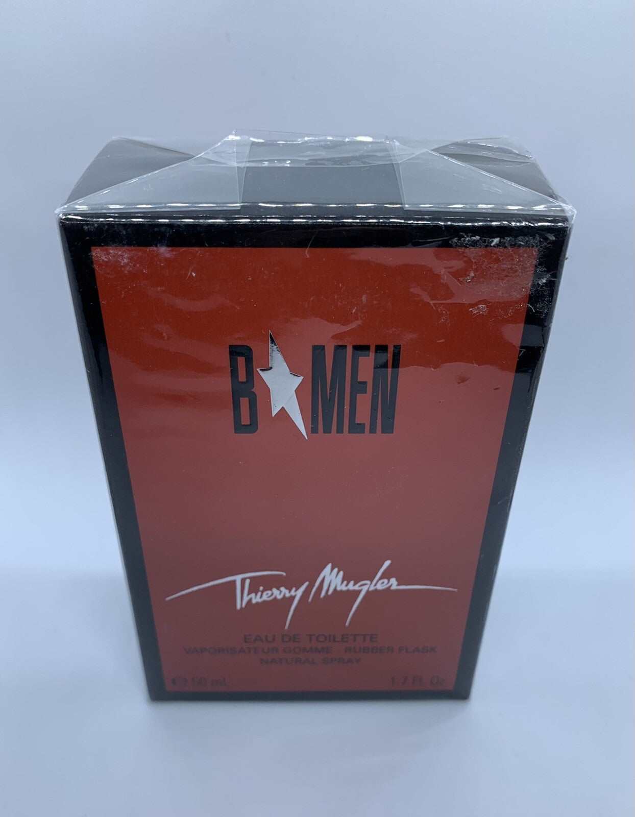 B*Men Edt by Thierry Mugler 1.7oz/50ml Discontinued Rare Sealed Vintage8