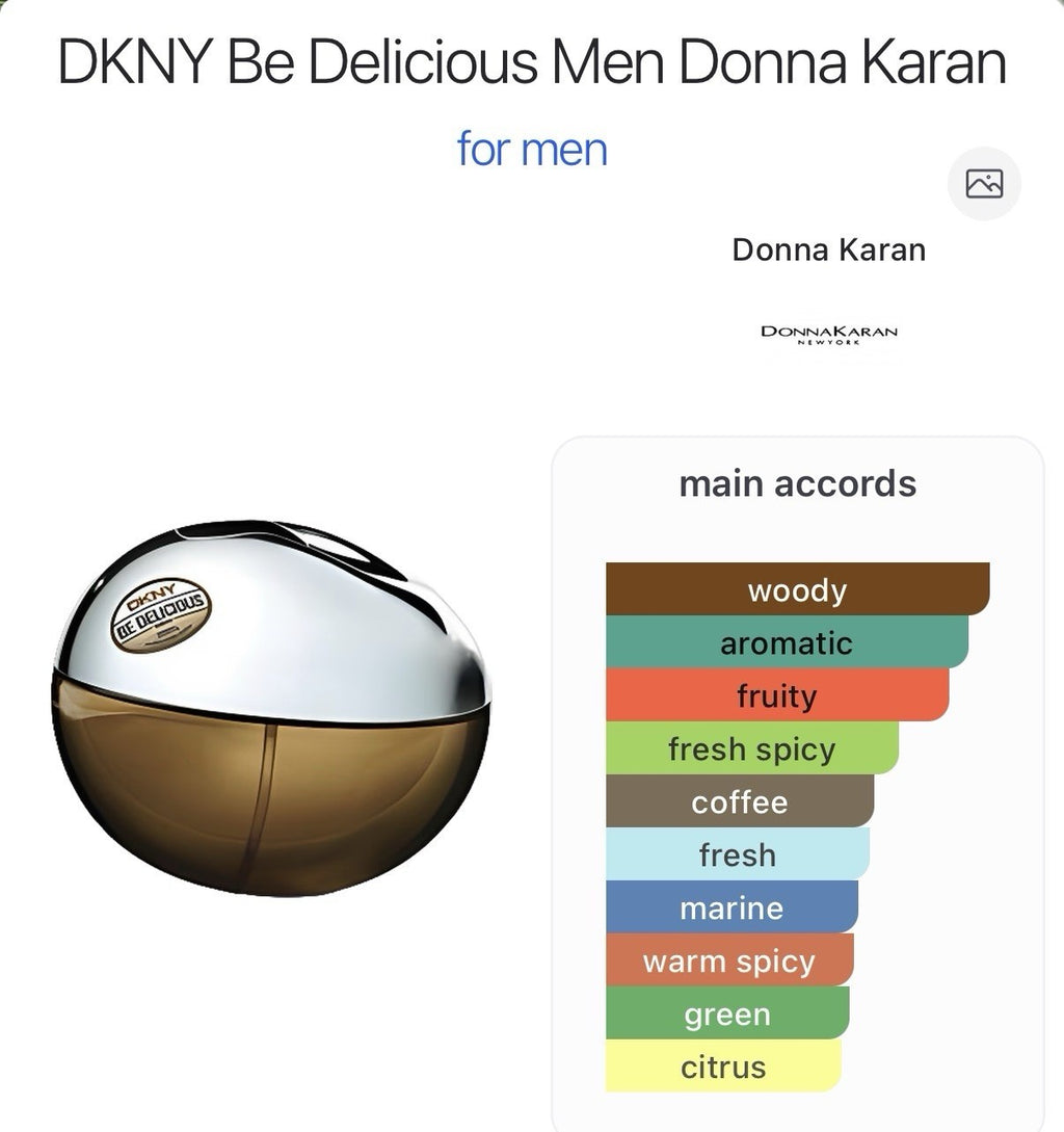 DKNY Be Delicious Men Donna By Karan edt 50ml (Discontinued) See Pix5