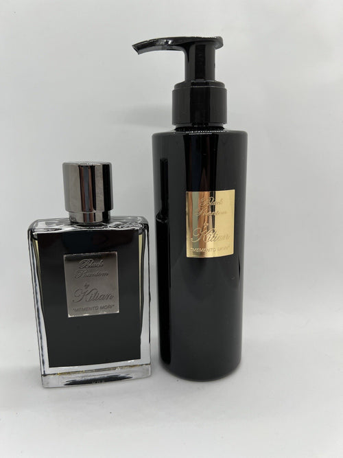 Black Phantom Memento Mori by Kilian 1.7 Oz/50ml Edp  Grey Cap+200ml Lotion1