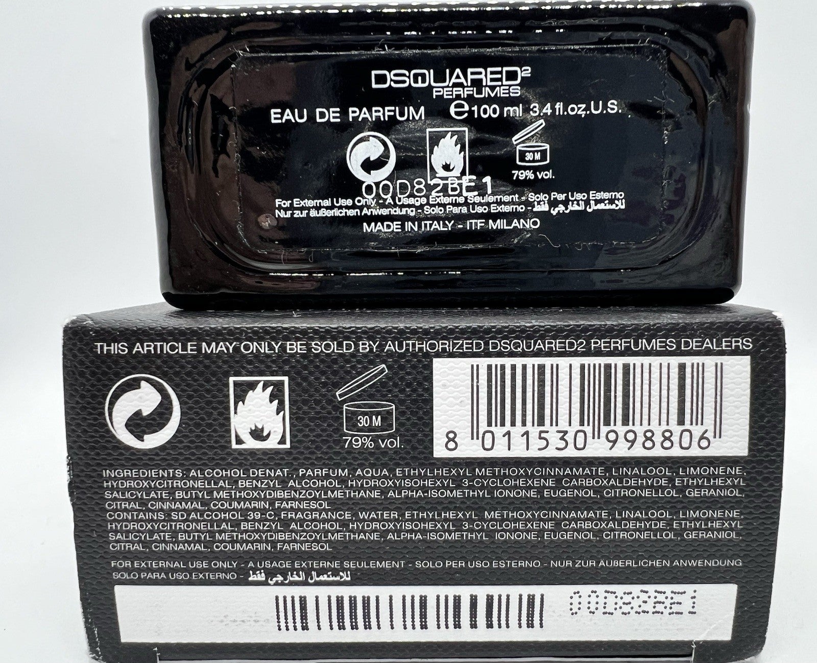 Dsquared² Potion Royal Black edp  100ml/3.4 Oz  Rare Discontinued (DSQUARED 2)4