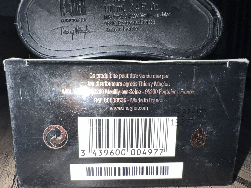Thierry Mugler Pure Tonka EDT 100ml/3.4oz Discontinued And Rare4