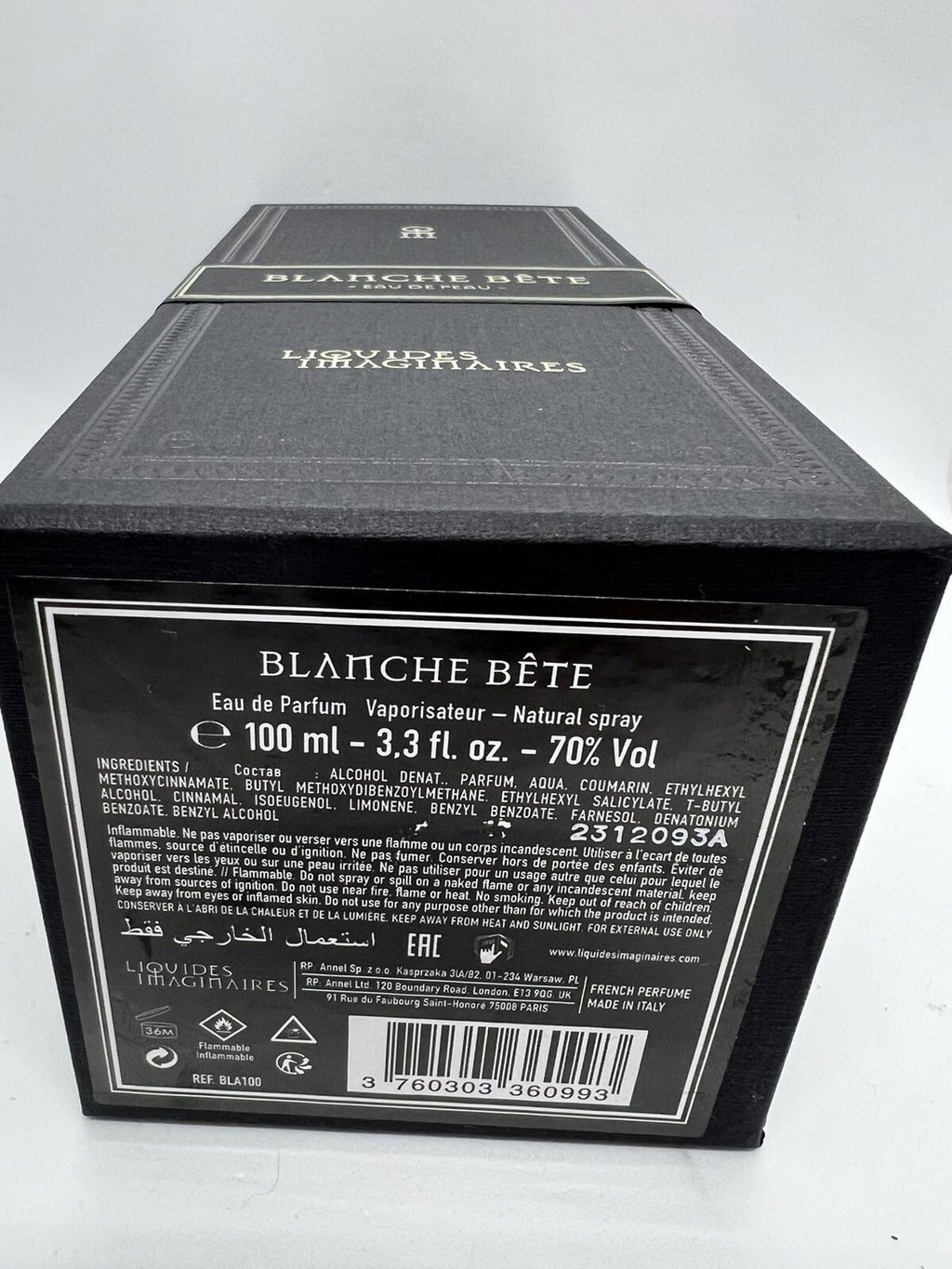 LIQUIDES IMAGINAIRES  Blanche Bête Edp 100ml/3.3 Oz Open Box See Pics5