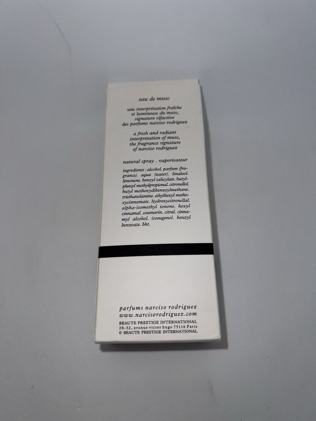 ESSENCE EAU DE MUSC Narciso Rodriguez EDT 75 ml 2.5 oz7