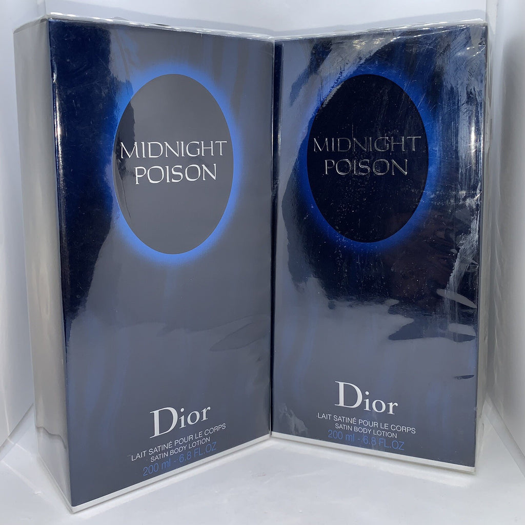 Midnight Poison Dior Satin Lotion 200ml/6.8oz Sealed Discontinued Rare8