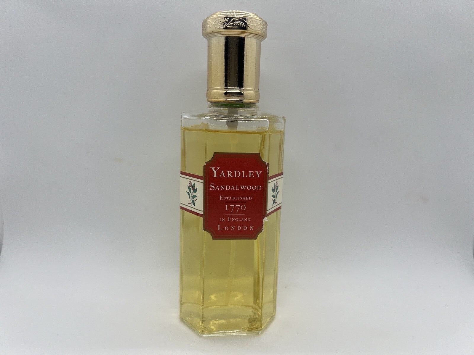 Yardley Sandalwood Edt 120ml/4 oz Rare HTF No box  Vintage see pics2