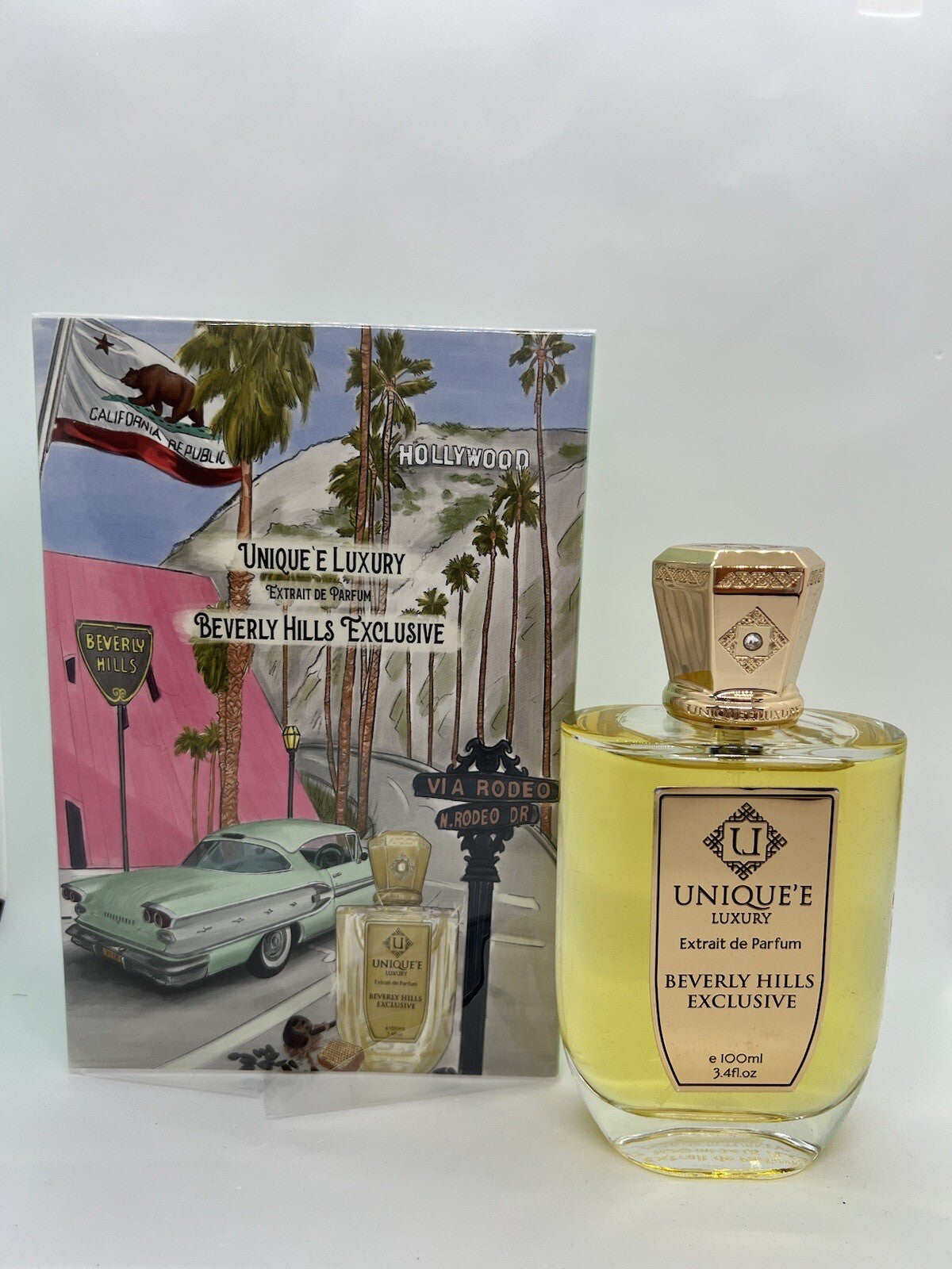 UNIQUE'E LUXURY BEVERLY HILLS EXCLUSIVE EXTRAIT DE PARFUM 100ML OPEN BOX SEE PIC5