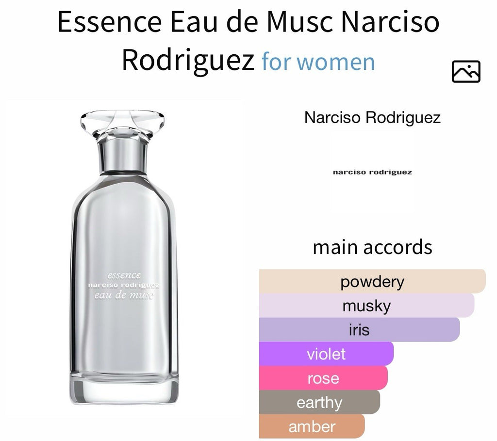 ESSENCE EAU DE MUSC Narciso Rodriguez EDT 75 ml 2.5 oz9