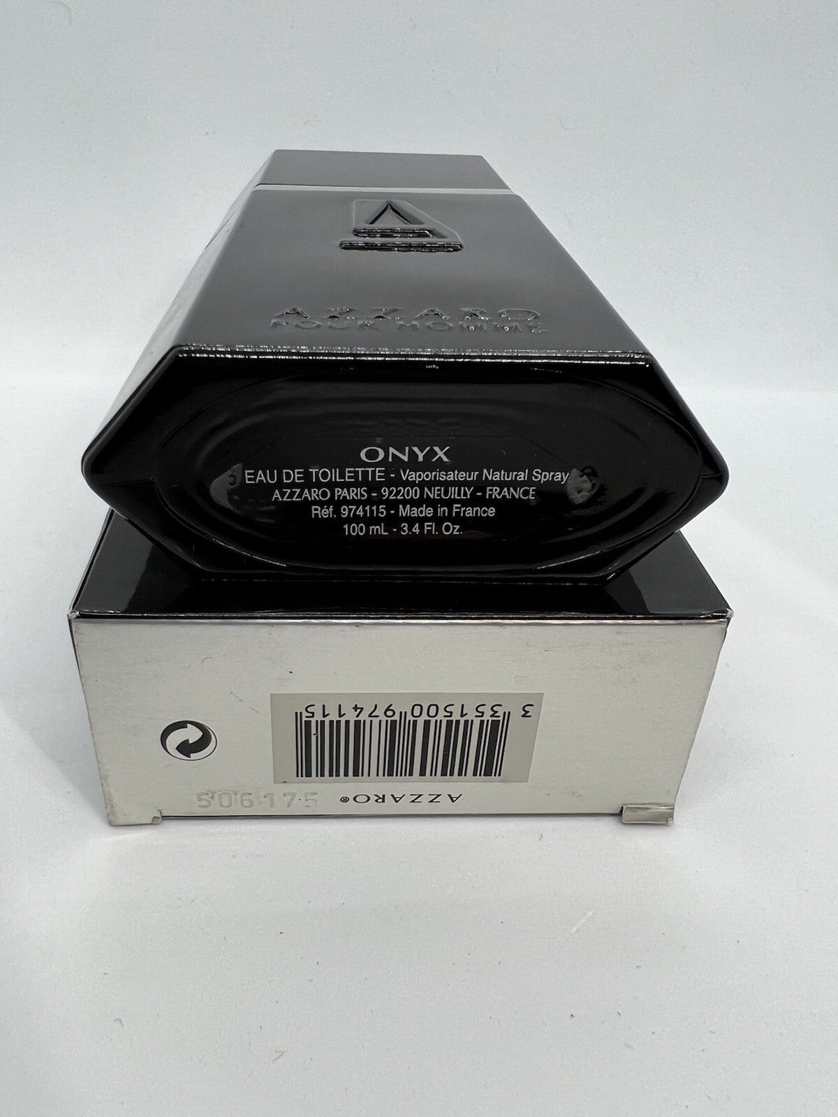 Azzaro Onyx Edt  3.4oz/100ml Open Box Discontinued3