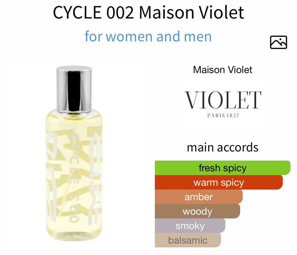CYCLE 002 edp Maison Violet 100ml/3.4 Oz (Scent From The Future)4