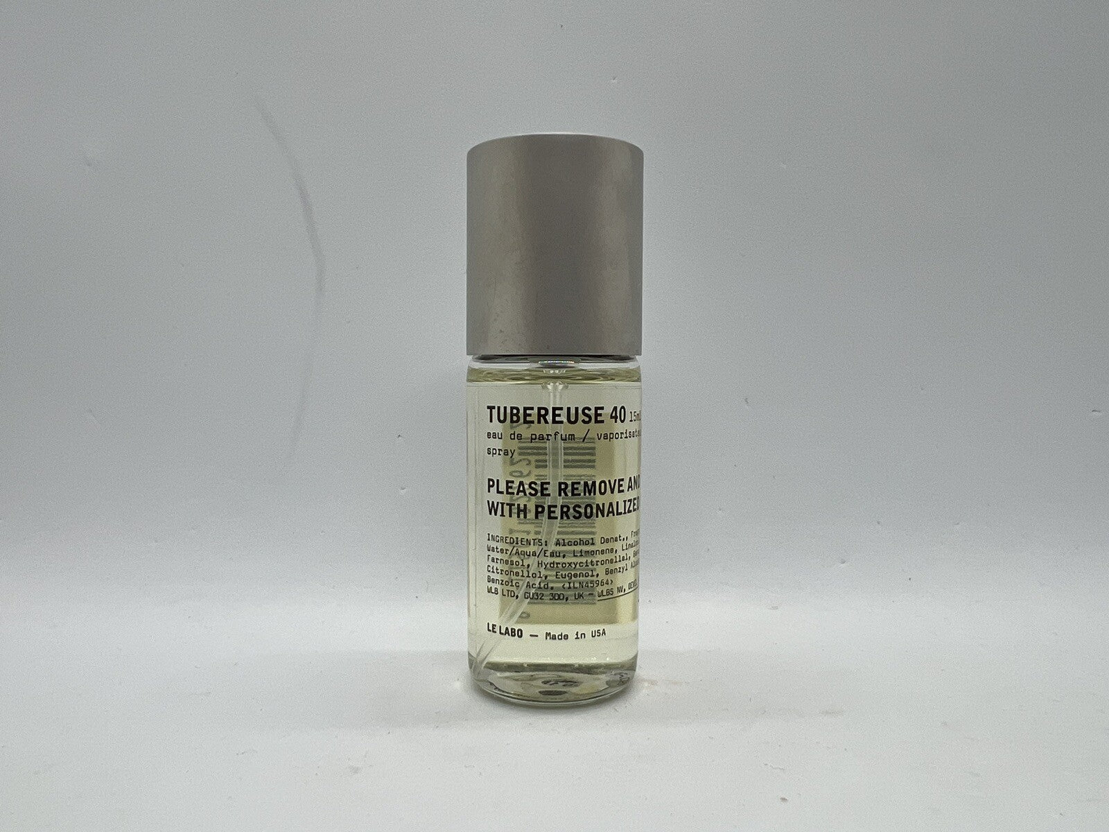 Le Labo Tubereuse 40 New York  0.5 Oz/ 15ml Tester No box See photos0