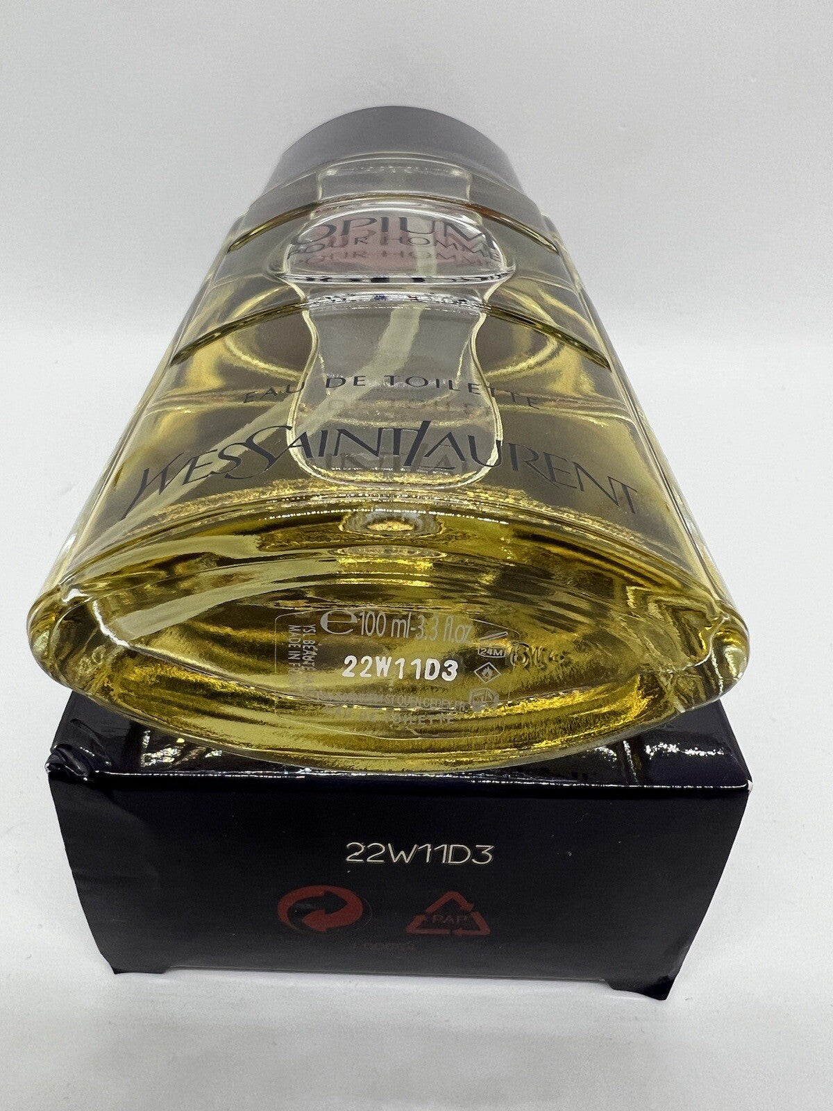 YSL OPIUM POUR HOMME EDT 100ML/3.3OZ VINTAGE OPEN BOX RARE2