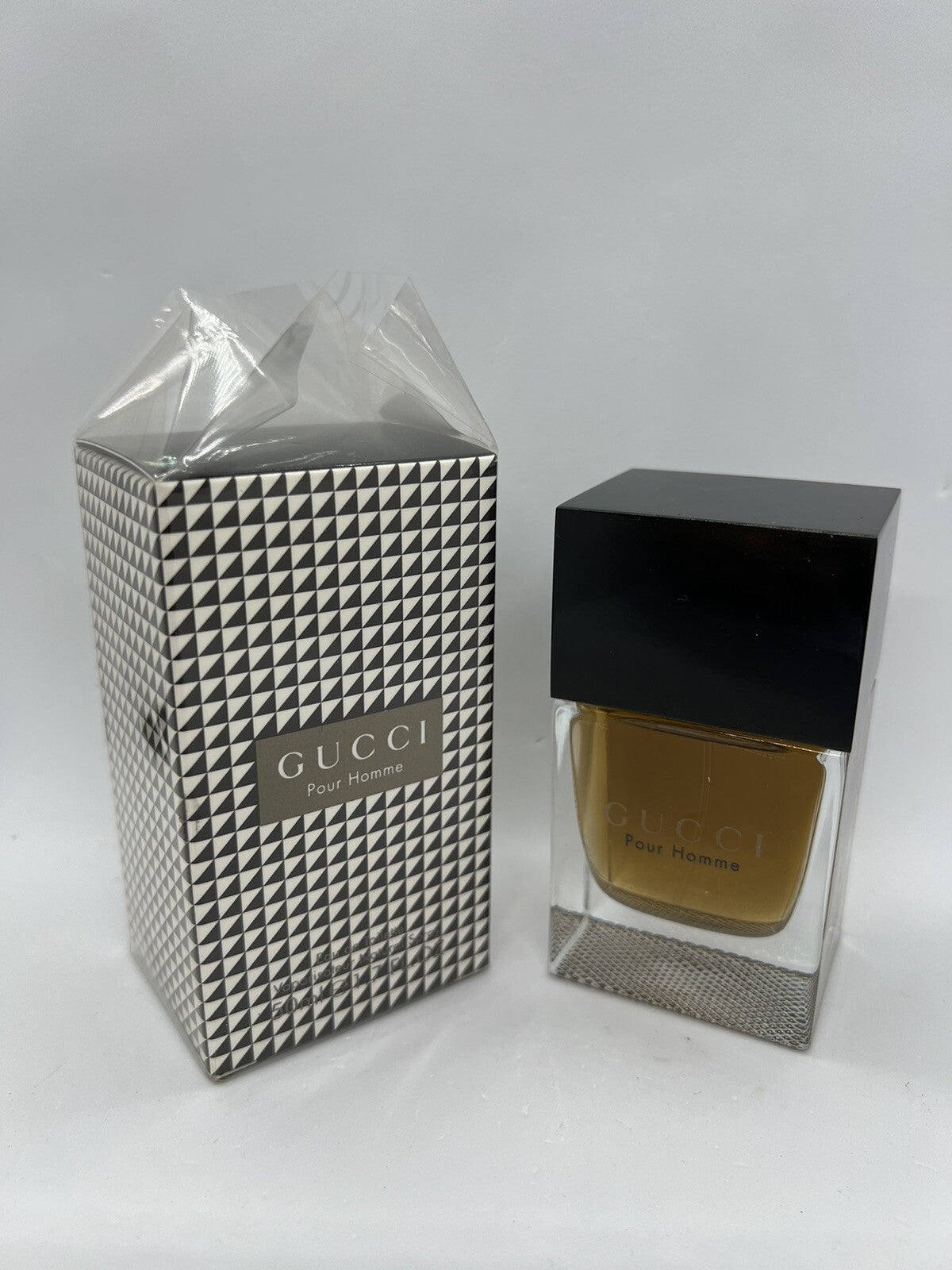 Gucci Pour Homme I Edt 1.7oz/50ml, Discontinued Rare Htf See Pics (Cello ON)0