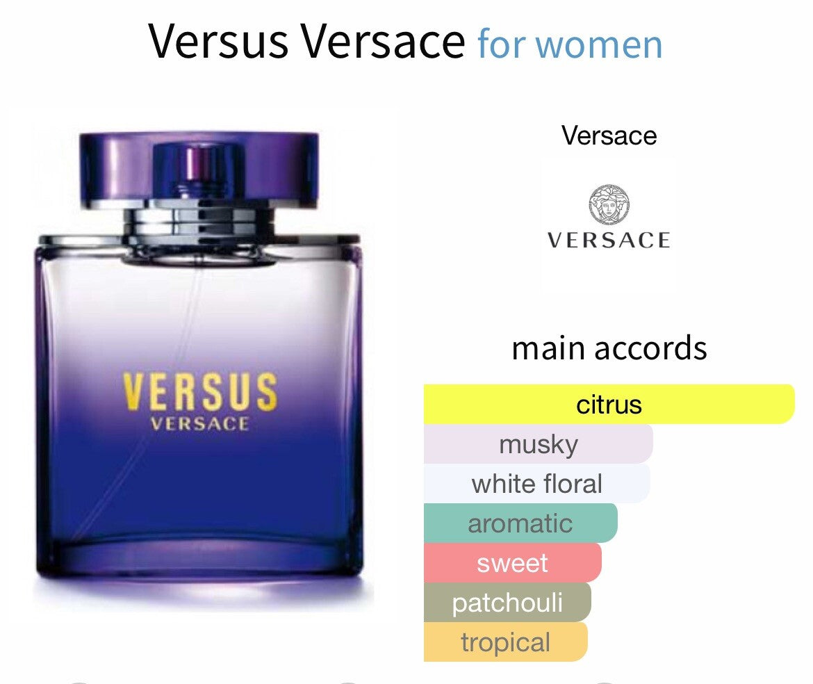 VERSACE VERSUS EDT WOMEN 100ML TESTER NO BOX NO CAP DISCONTINUED1