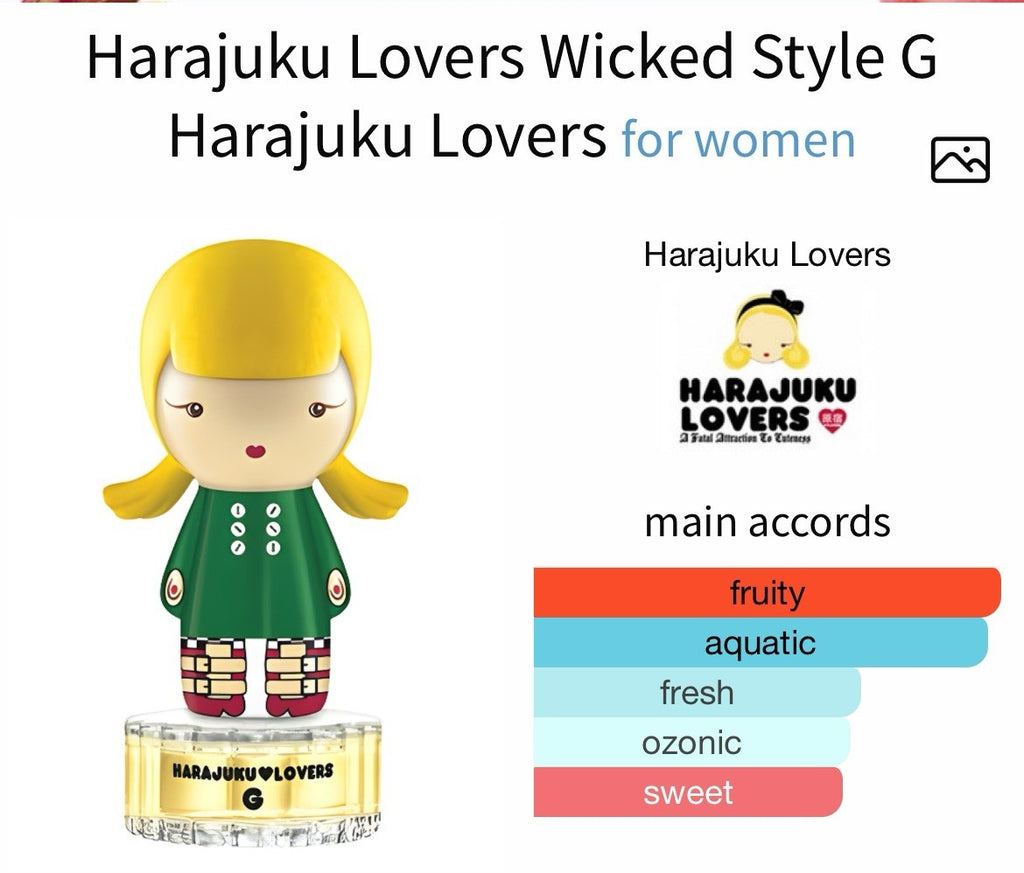 Harajuku Lovers Wicked Style Lovers G 10ml/0.33 Oz  EDT Spray NEW & SEALED10