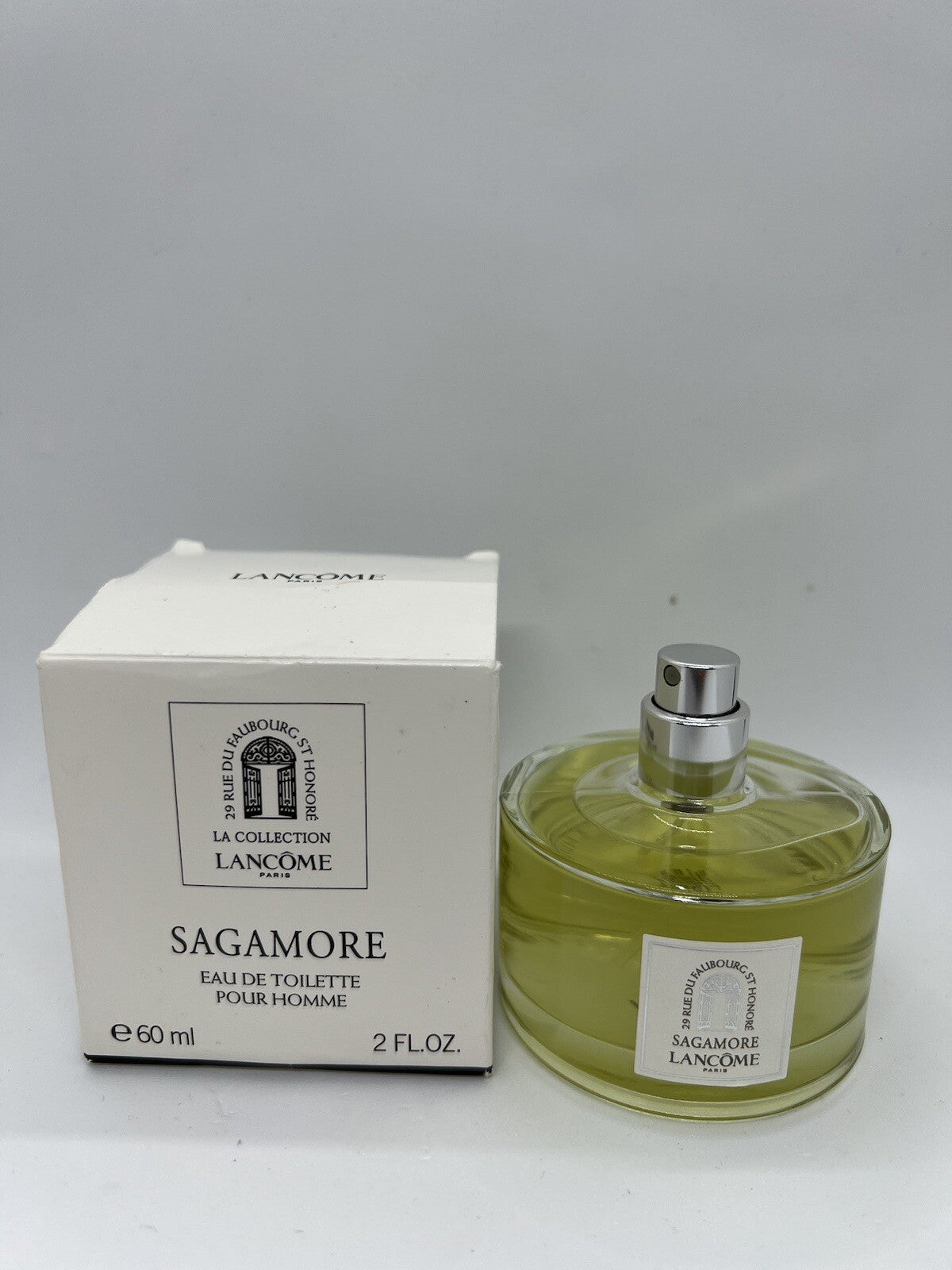 Lancome Sagamore Pour Homme  60ml/2 Oz Tester No Cap with Box, Rare.0