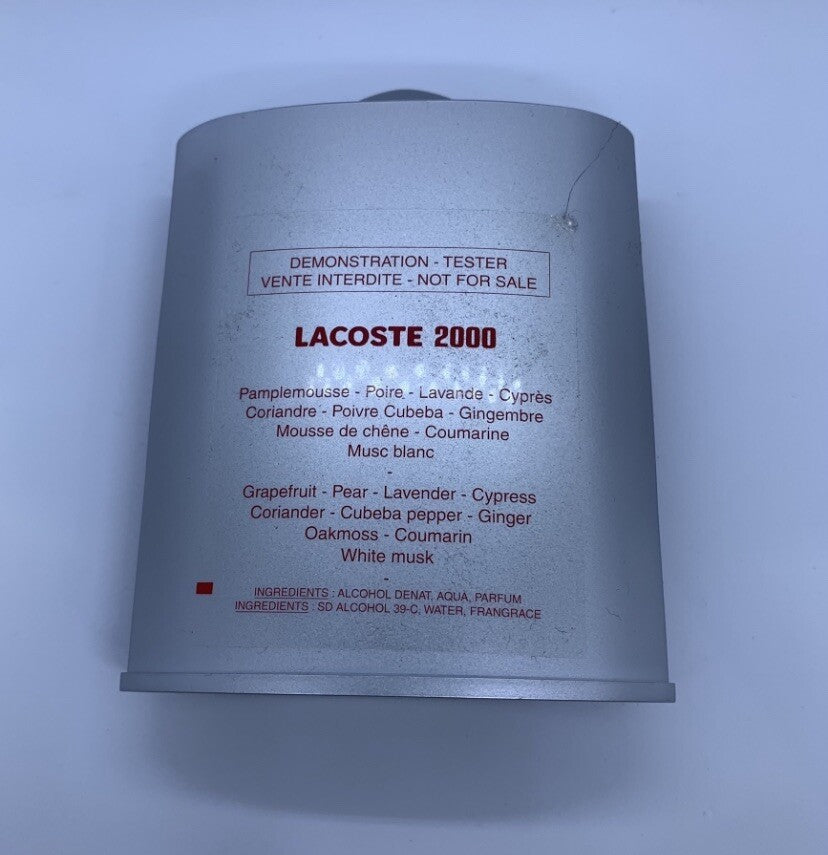 LACOSTE 2000 EDT 100ML/3.4OZ COLLECTORS EDITION (VINTAGE) TESTER1