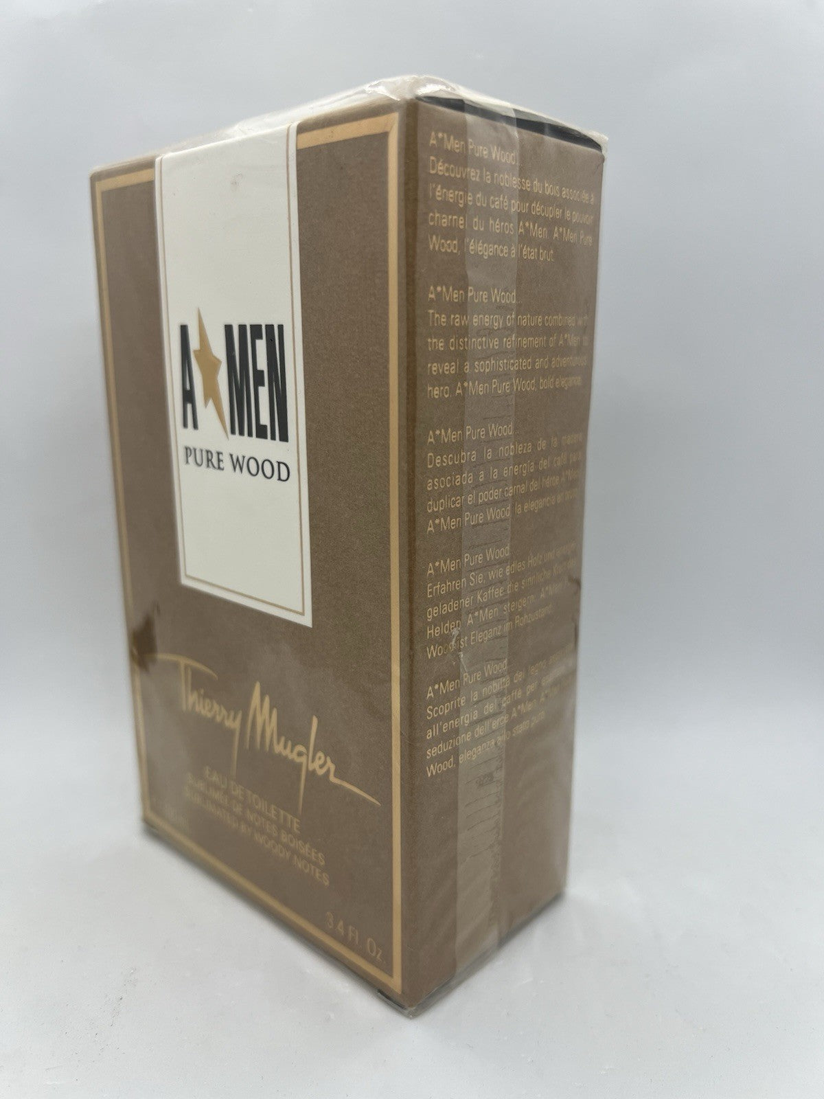 Thierry Mugler Pure Wood EDT 100ml/3.4oz Discontinued (SEALED)0