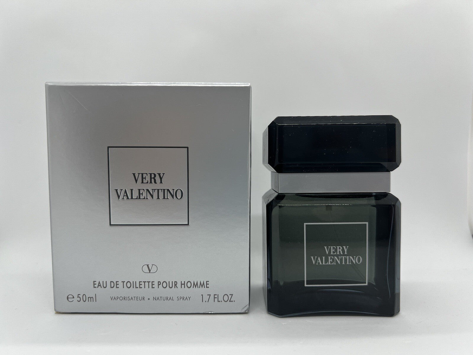 VERY VALENTINO Pour Homme Men 50ml-1.7oz EDT  *RARE* Open Box0