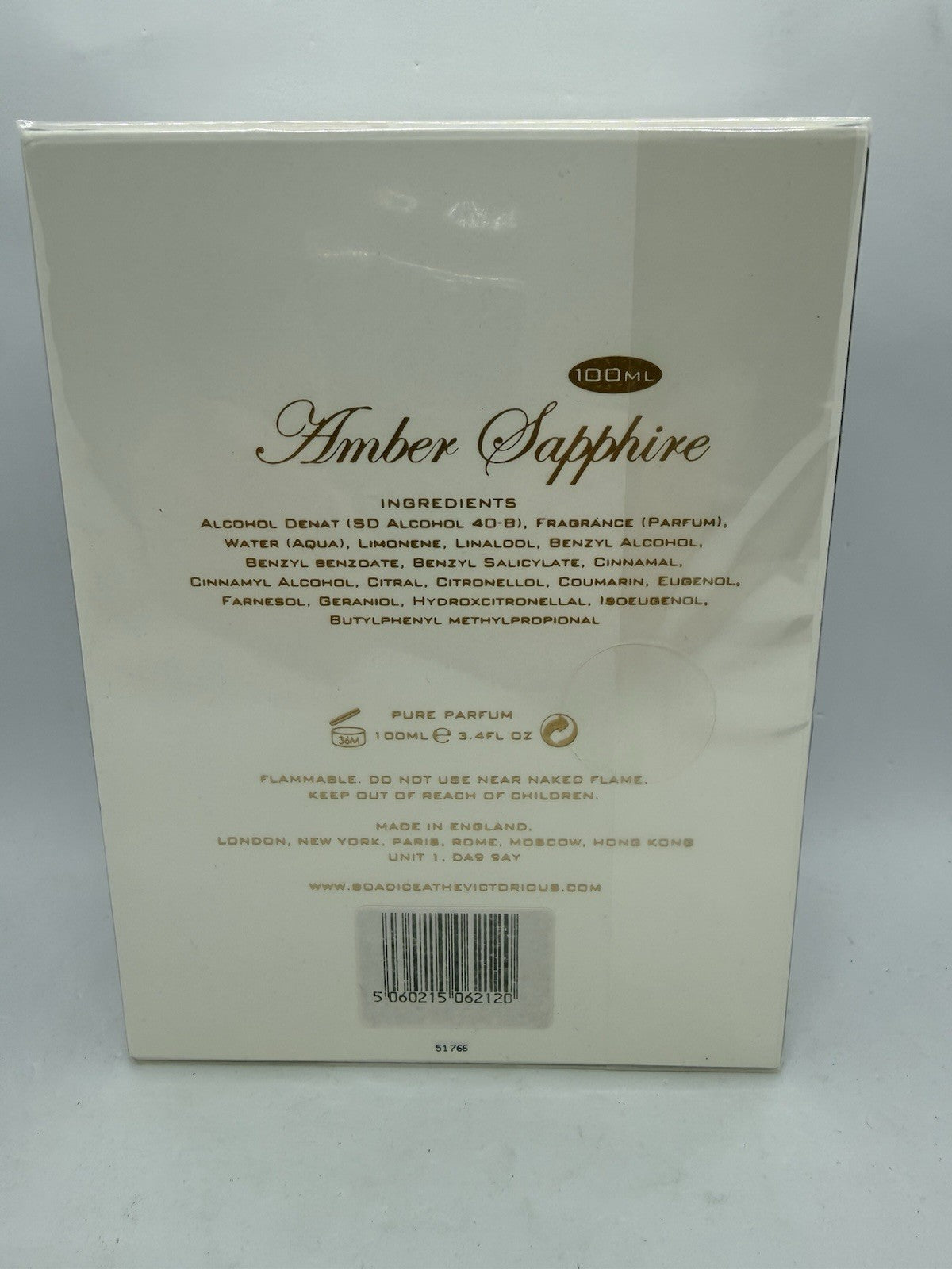 Amber sapphire edp Boadicea the Victorious (BTV) 100ml/3.4oz BNIB9