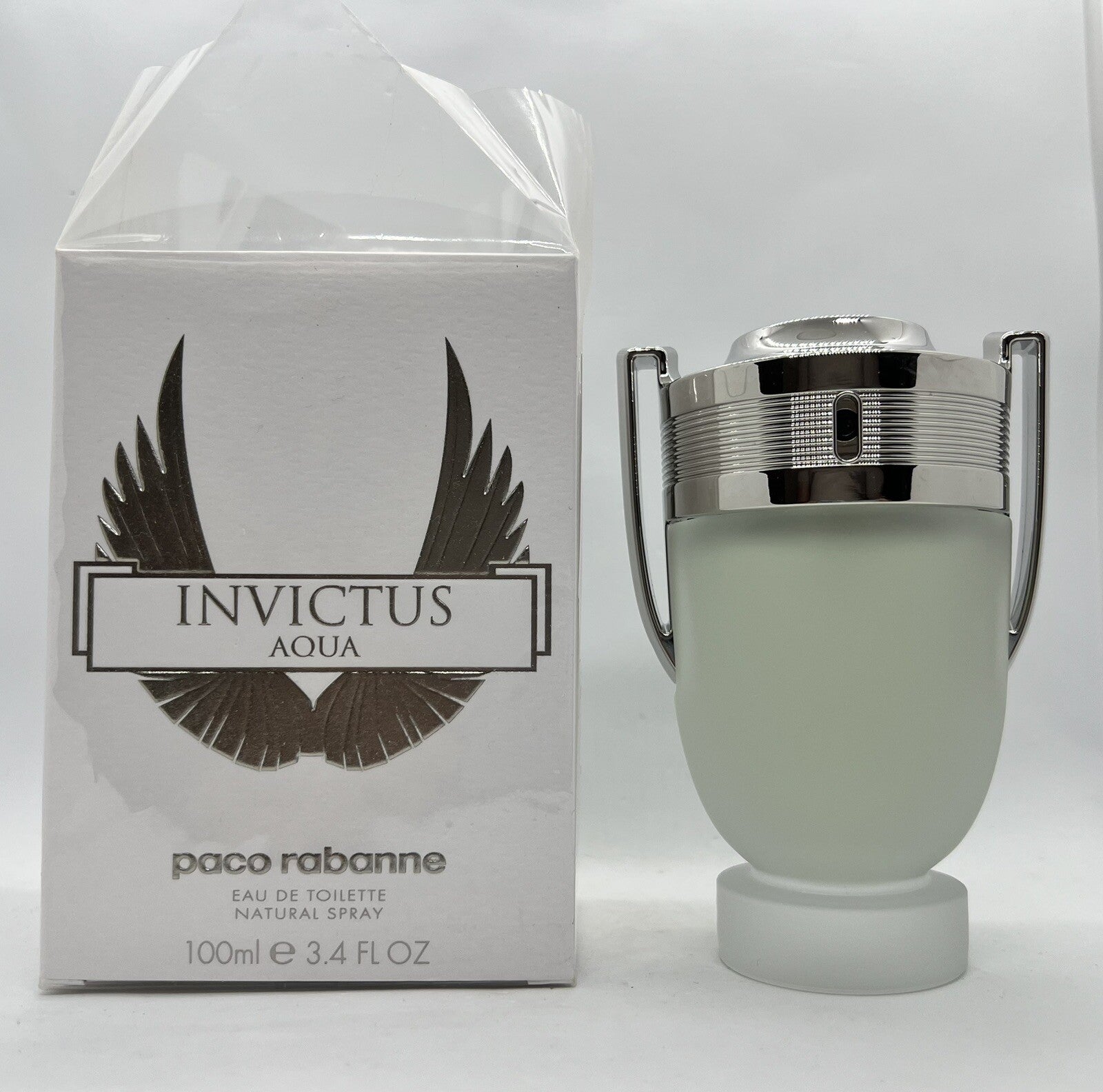 Paco Rabanne  Invictus Aqua  Edt 100ml/3.4 oz 2016 Version Discontinued1