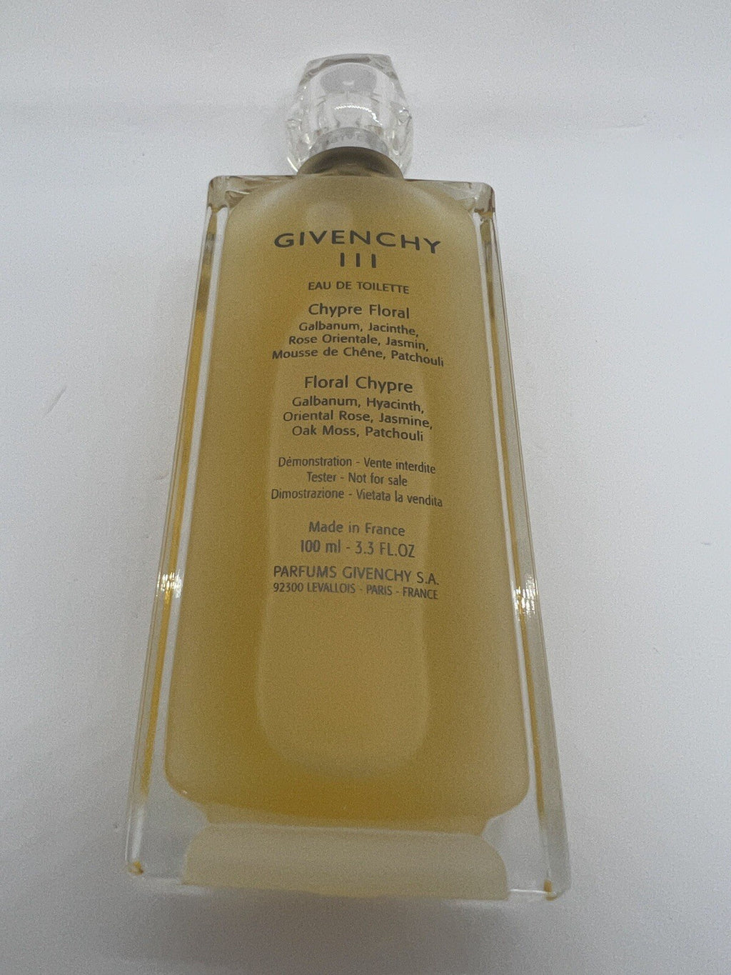 Givenchy III Eau De Toilette 100ml/3.3 Oz Tester Rare6