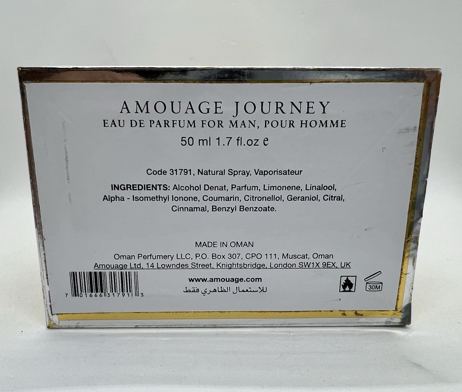 Amouage Journey Man 50ml (Vintage) See Pics5