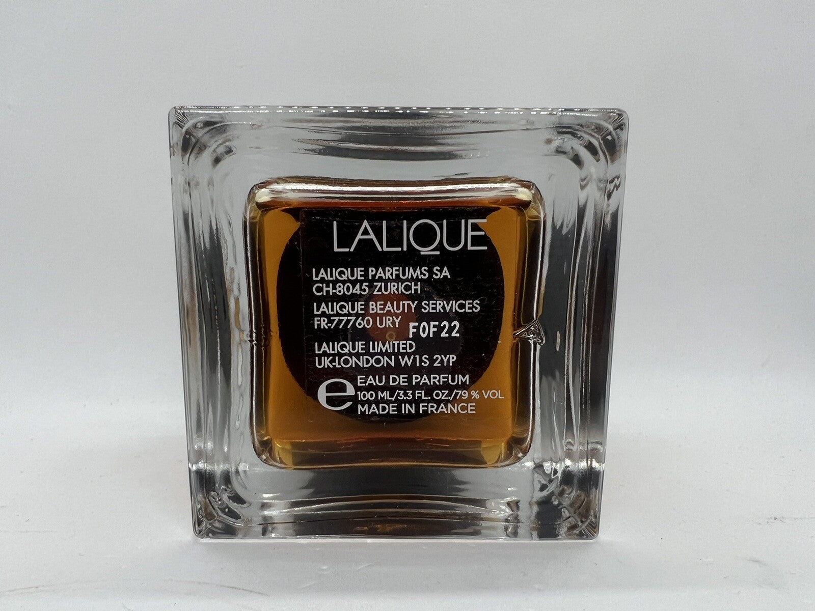 Lalique Ombre Noire edp Pour Homme 3.3 Oz/100ml open box2