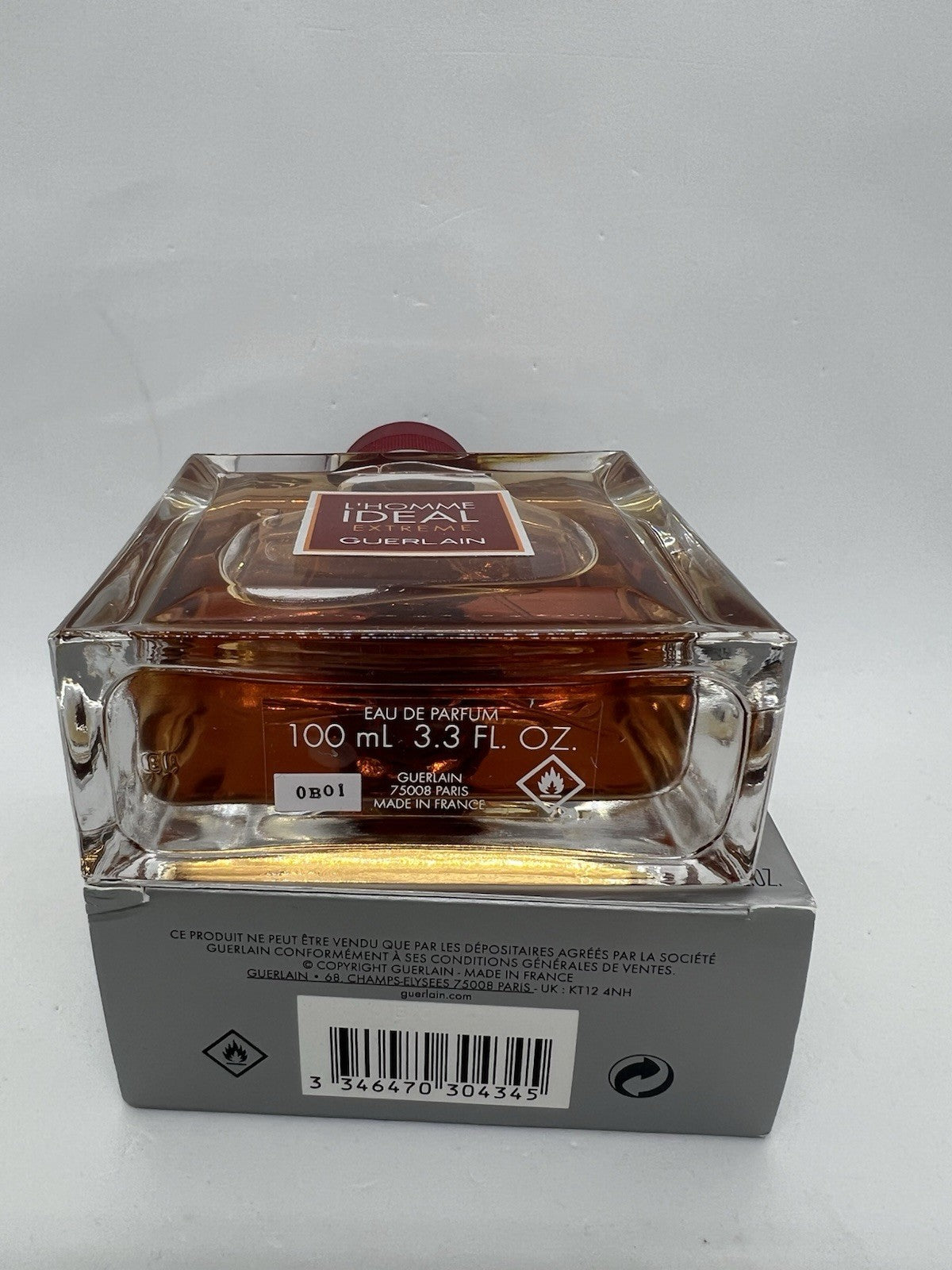 Guerlain L'Homme Ideal Extreme edp t 3.3 oz./ 100ml Discontinued (See Photos)3