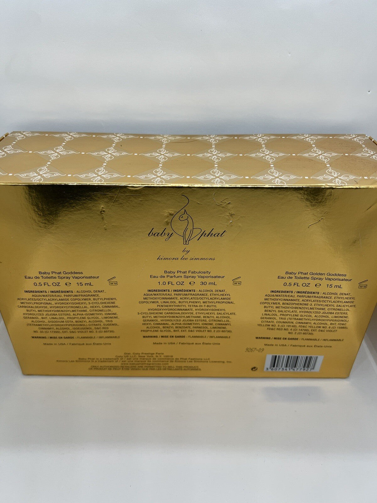 Baby Phat By Kimora Lee Simmons Gift Set (Goddess, Fabulously, Golden Goddess)5