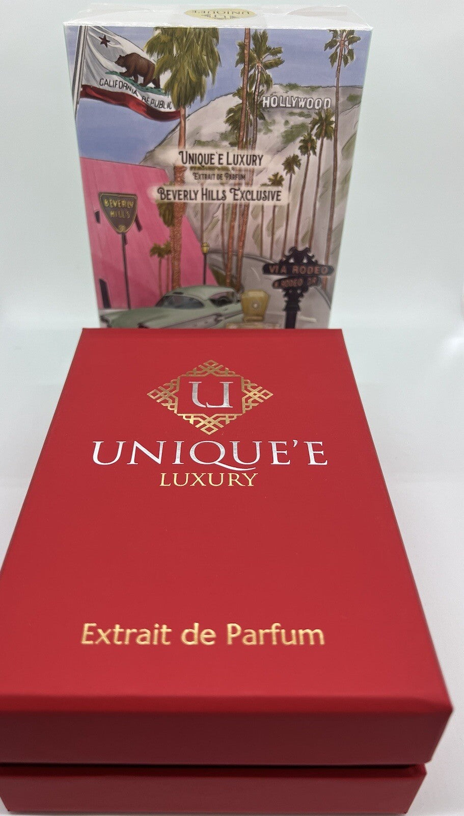 UNIQUE'E LUXURY BEVERLY HILLS EXCLUSIVE EXTRAIT DE PARFUM 100ML OPEN BOX SEE PIC14