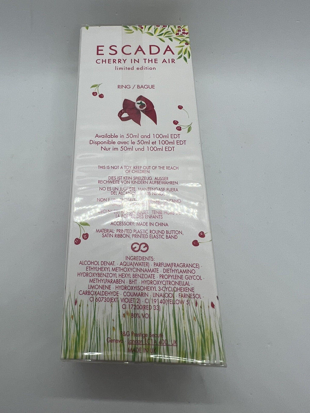 Escada Cherry in the Air EDT 50ml/1.6 Oz Discontinued (SEALED)6