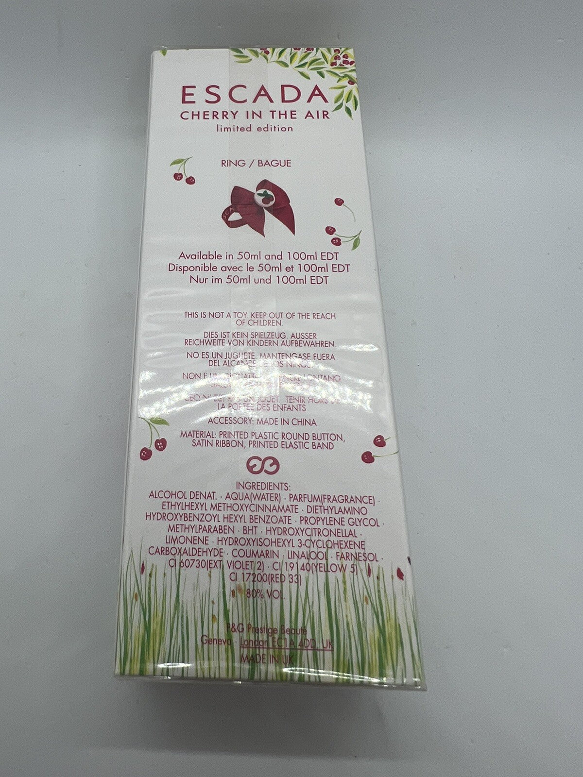 Escada Cherry in the Air EDT 50ml/1.6 Oz Discontinued (SEALED)6