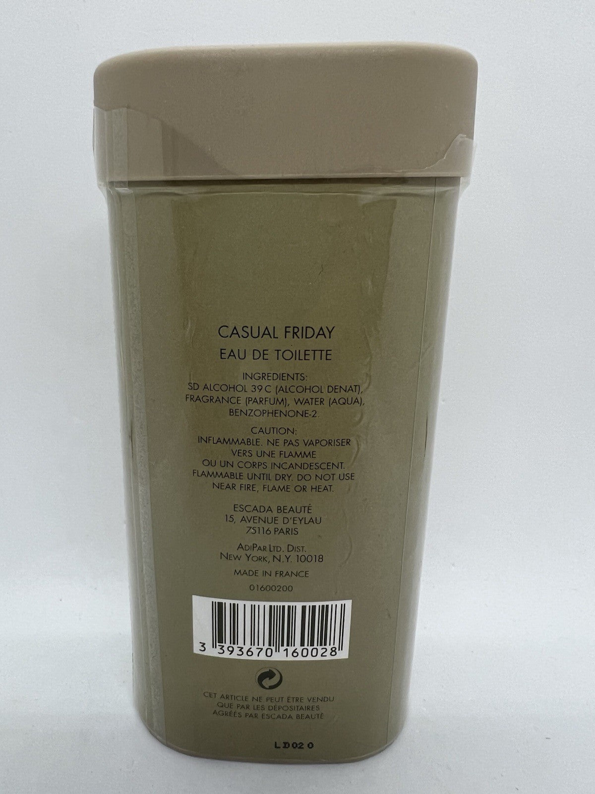 ESCADA POUR HOMME CASUAL FRIDAY EDT TOILETTE 75ML/2.5 OZ DISCONTINUED RARE1