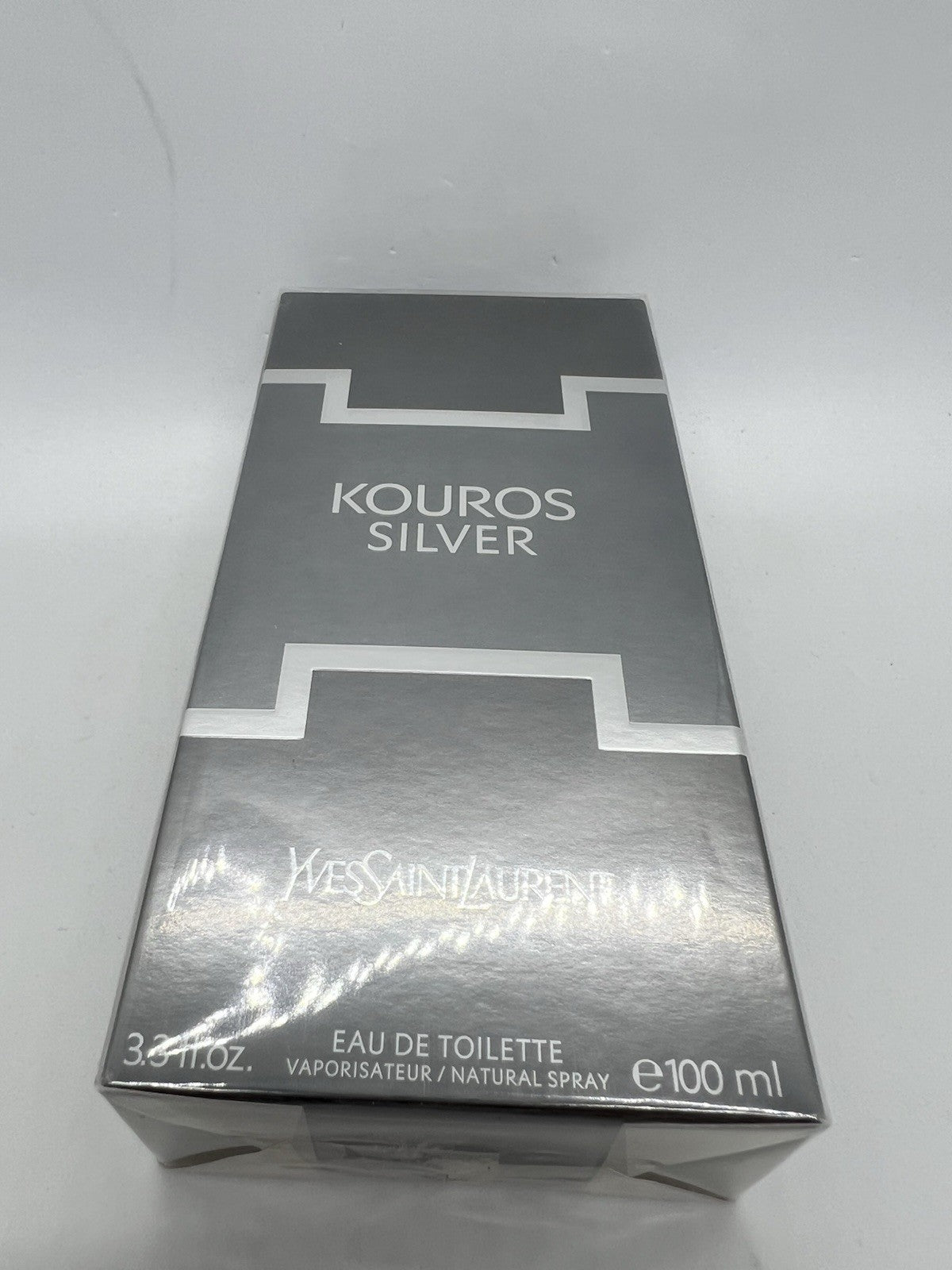 YSL Yves Saint Laurent Kouros Silver edt 100ml/3.3 Oz SEALED (2015 Batch)1