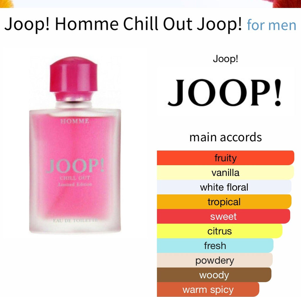 Joop! Homme Chill Out EDT Limited Edition 4.2 oz/125ml RARE HTF DISCONTINUED8