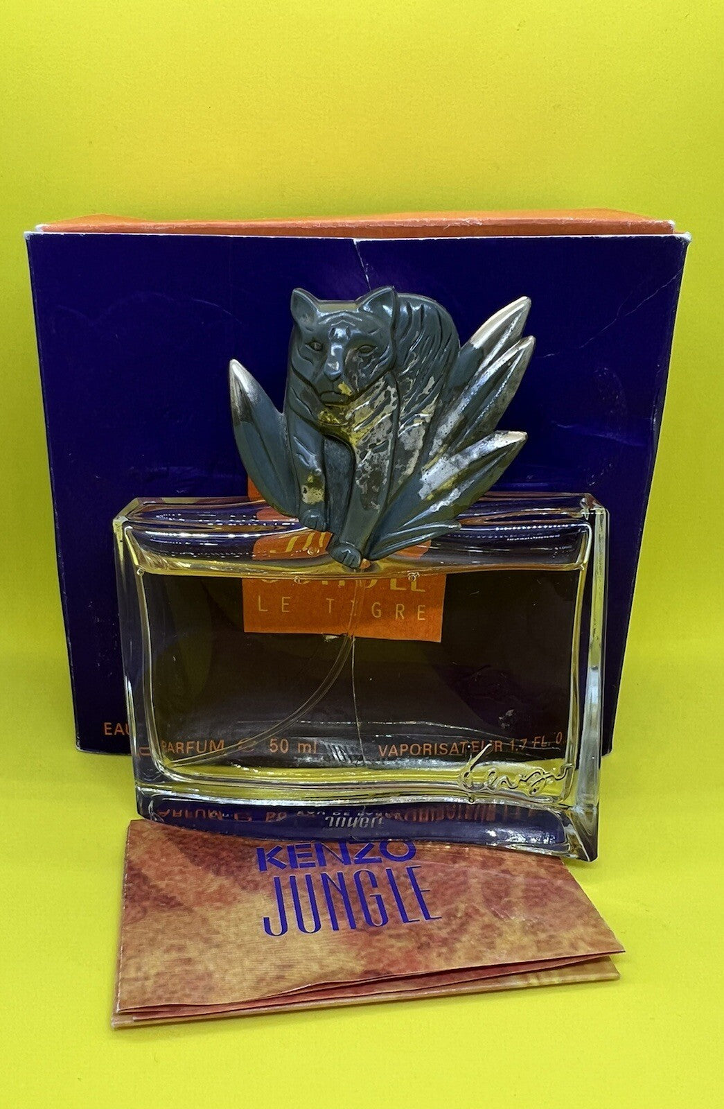 Kenzo Jungle Le Tigre EDP  1.7 oz / 50 ml Tiger Discontinued See Photos HTF0