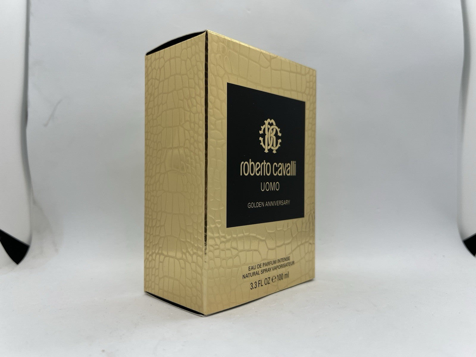 Roberto Cavalli Uomo Golden Anniversary EDP  Intense 100ml/3.4 Oz Open Box2