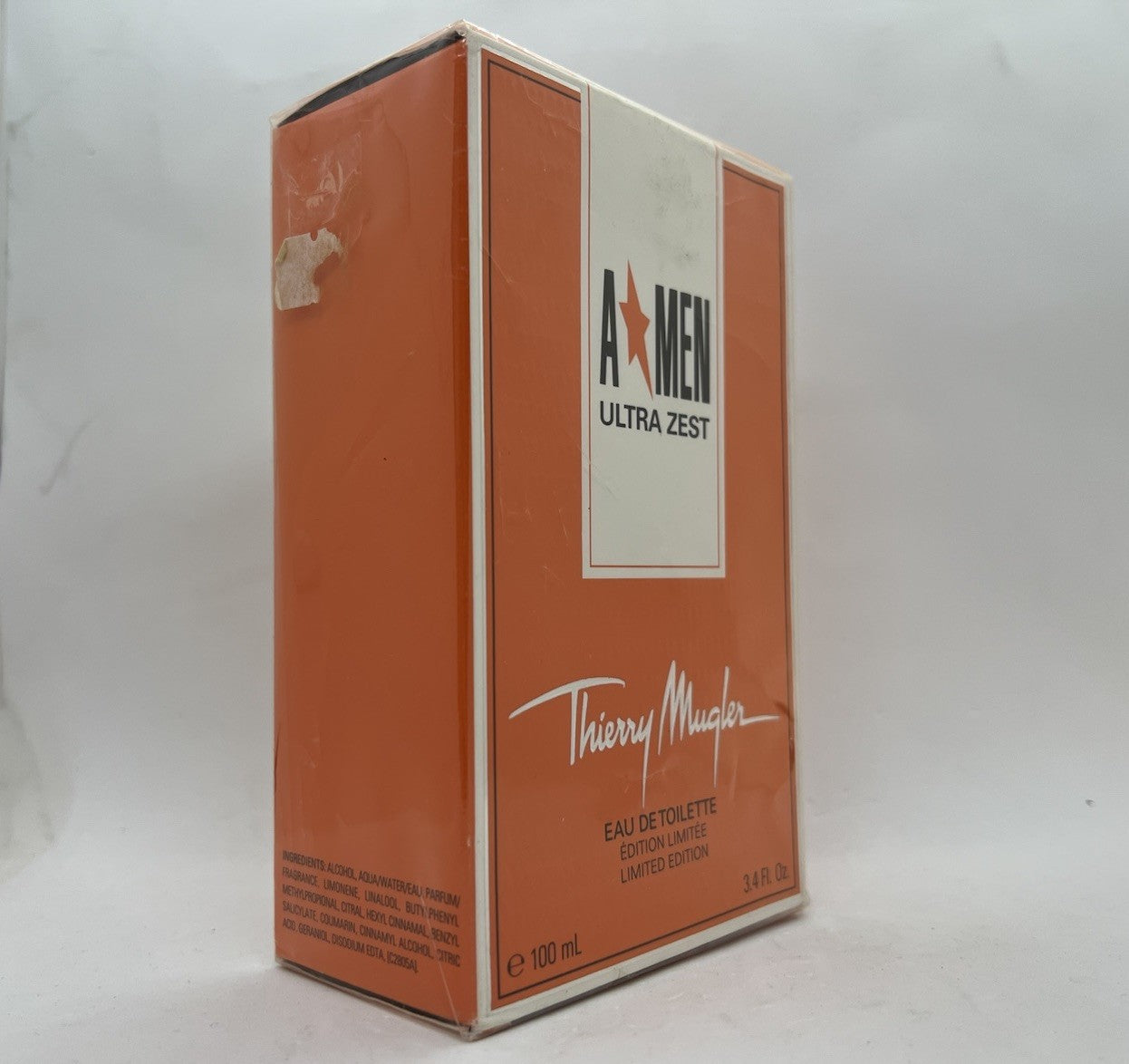 Thierry Mugler A*Men Ultra Zest EDT 100ml/3.4oz Discontinued and Rare (SEALED)0