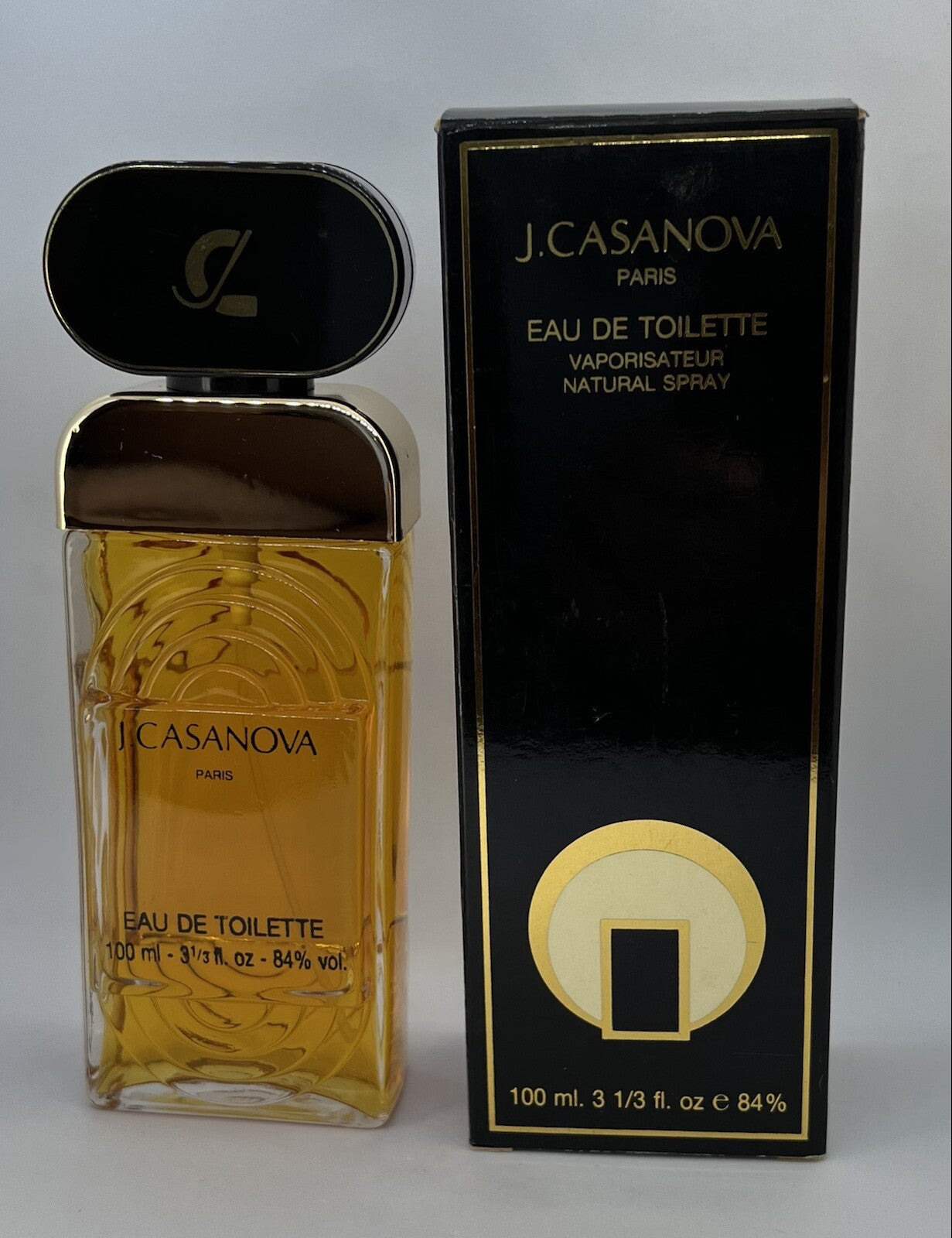 J.CASANOVA EDT 100ml /3.3oz VINTAGE HTF OPEN BOX0