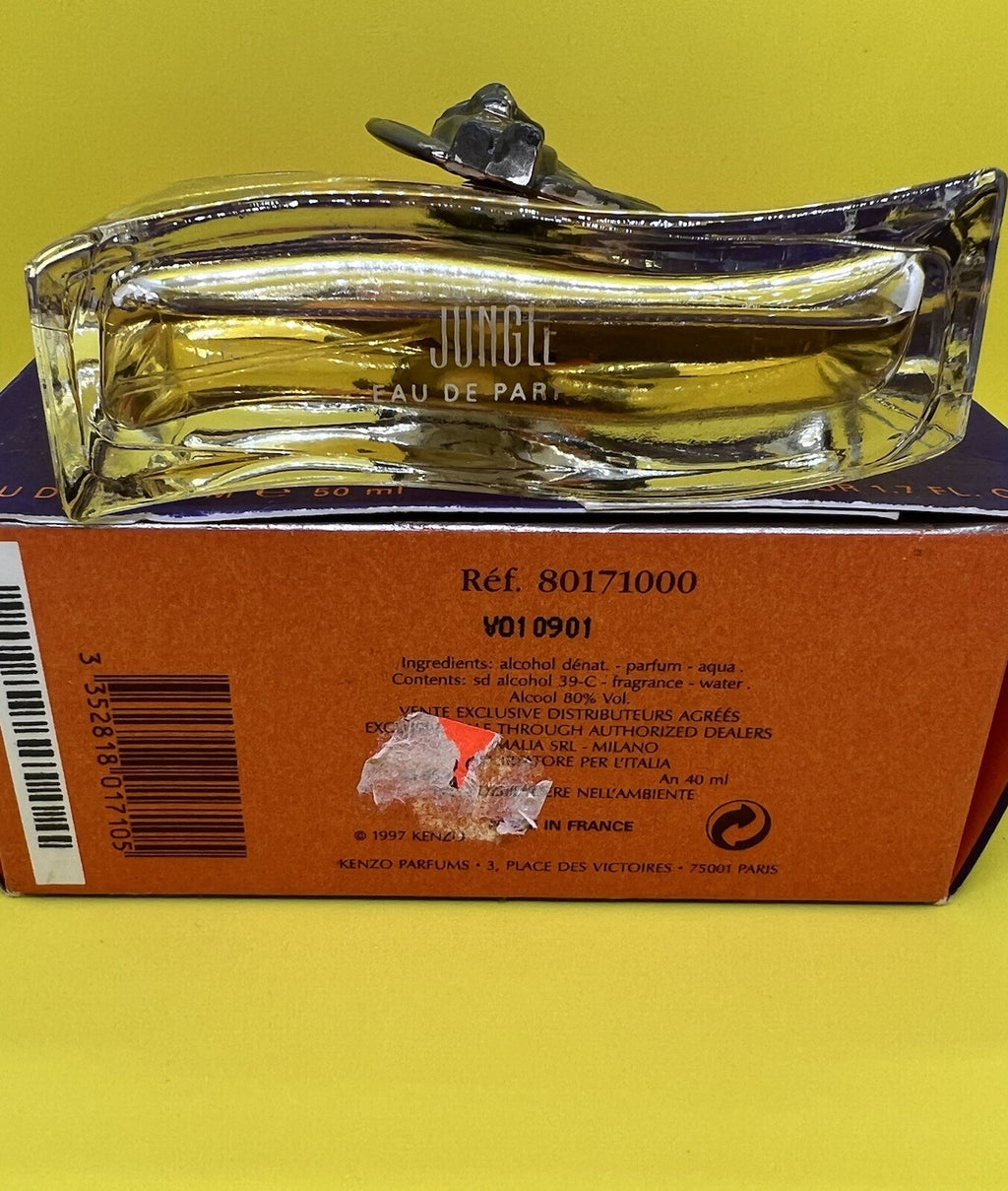 Kenzo Jungle Le Tigre EDP  1.7 oz / 50 ml Tiger Discontinued See Photos HTF10
