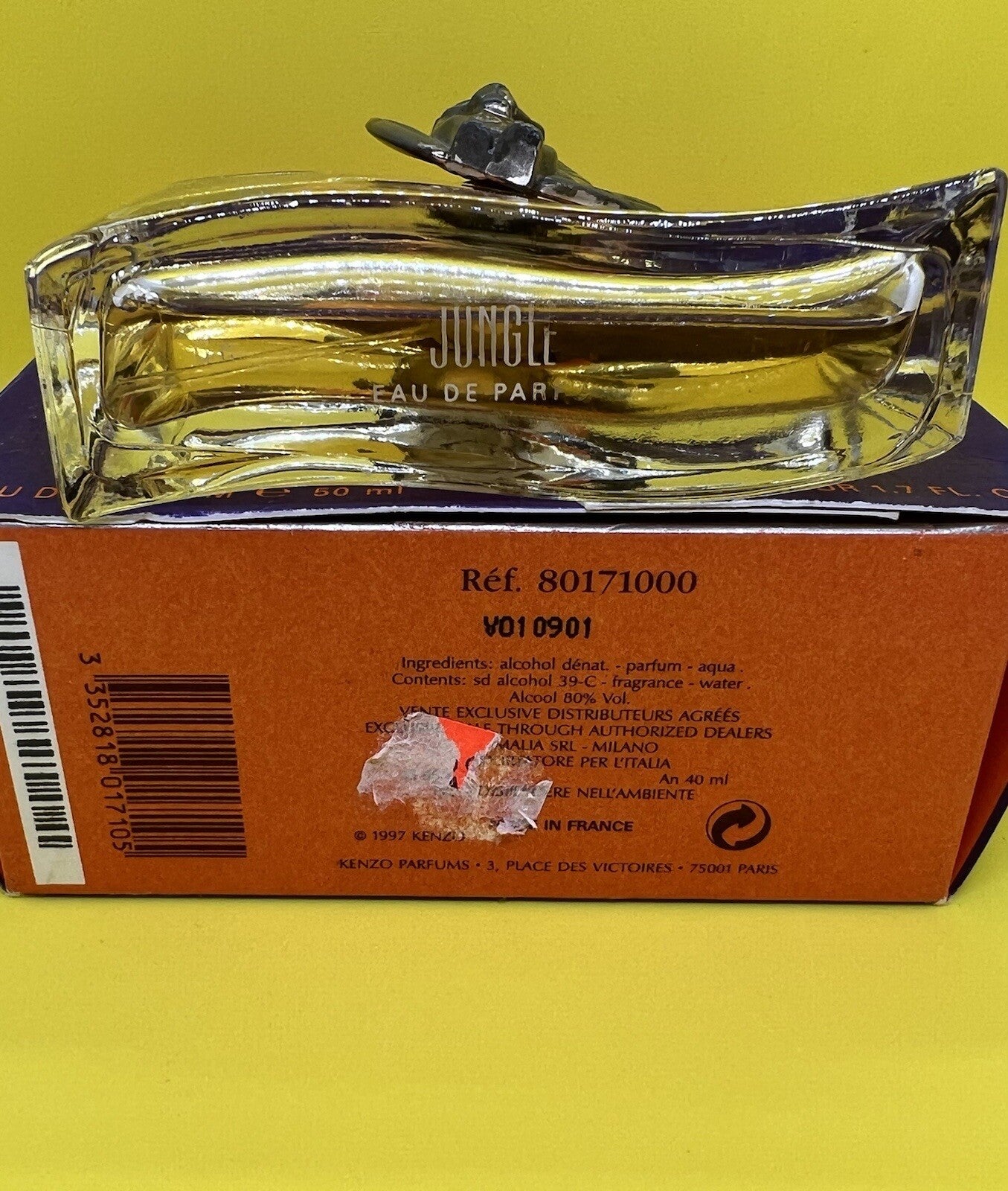 Kenzo Jungle Le Tigre EDP  1.7 oz / 50 ml Tiger Discontinued See Photos HTF10