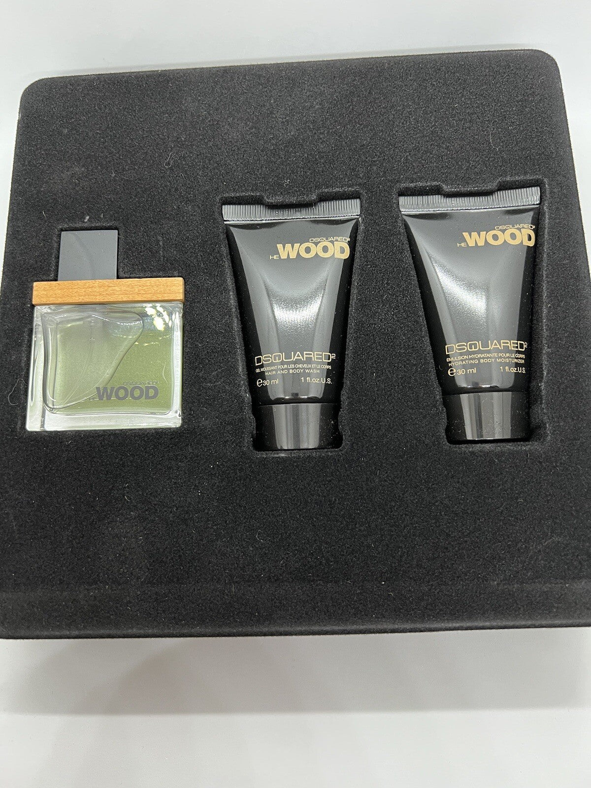 Dsquared² He Wood Gift Set  EDT 30ml + Hair/Body Wash 30ml + Moisturizer 30ml2