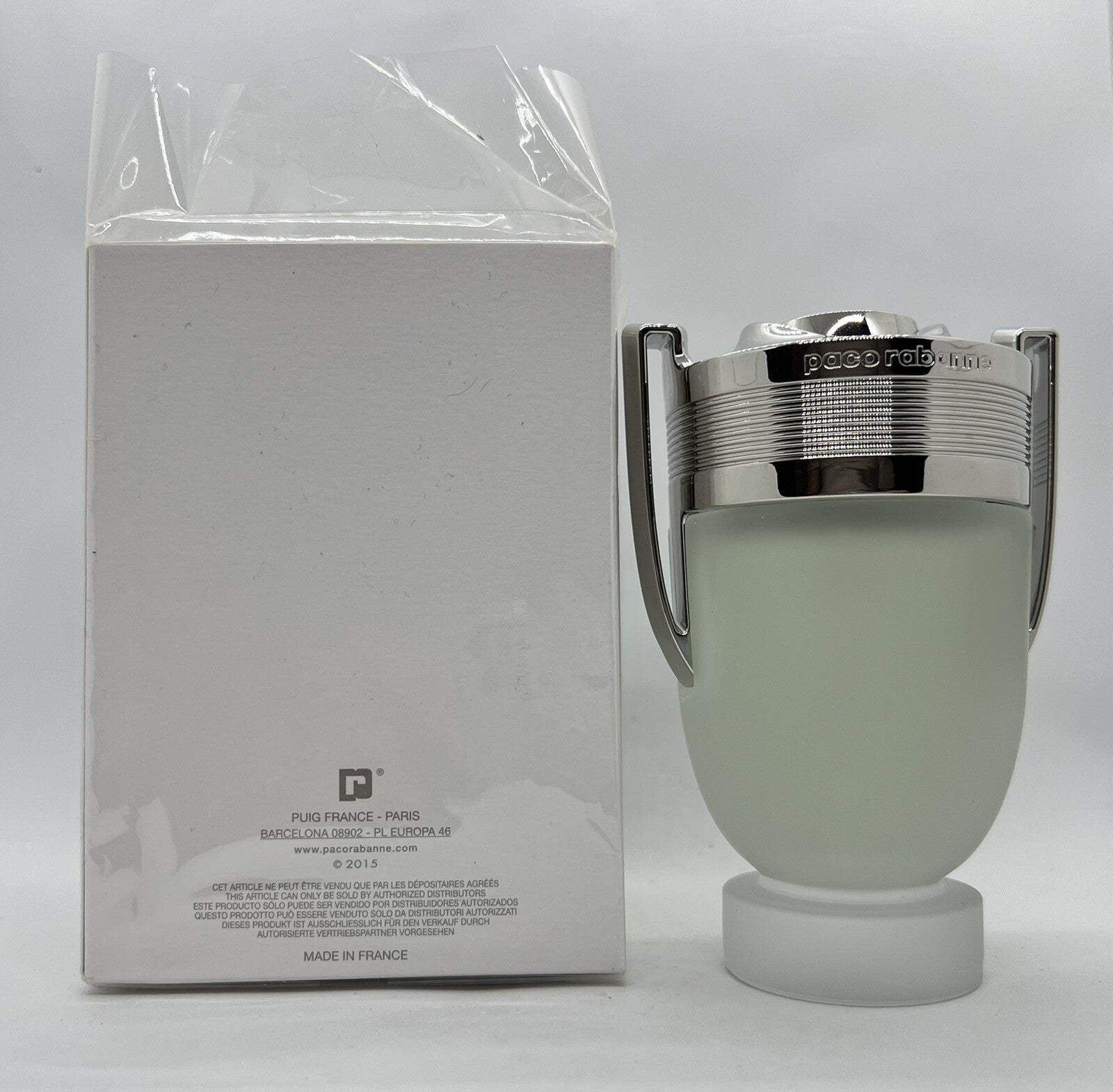 Paco Rabanne  Invictus Aqua  Edt 100ml/3.4 oz 2016 Version Discontinued2