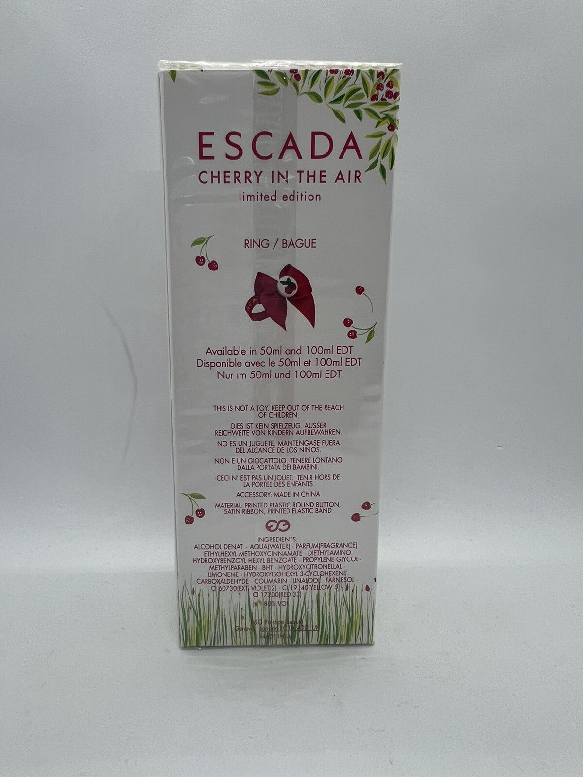 Escada Cherry in the Air EDT 50ml/1.6 Oz Discontinued (SEALED)2