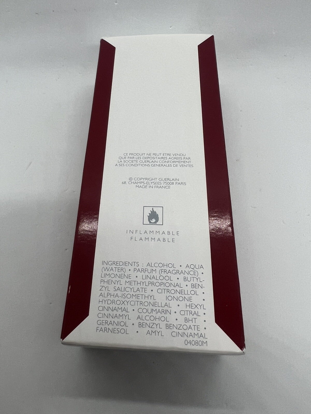 Guerlain Habit Rouge sport  Edt  3.4oz / 100ml Rare & Discontinued ( Open Box )5