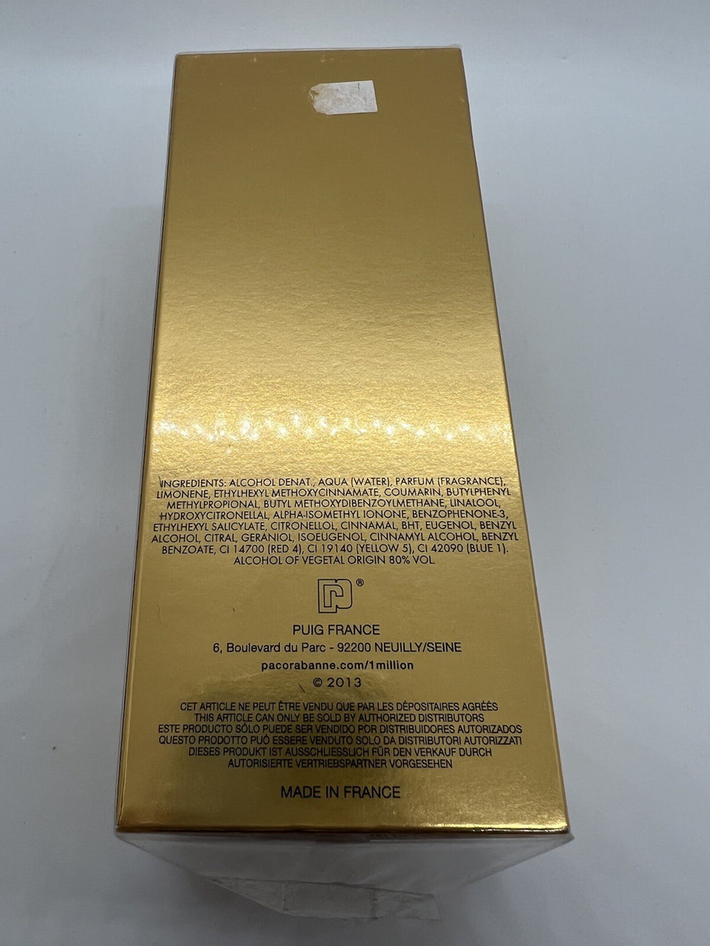 1 Million Intense Edt By Paco Rabanne 100ml/3.4 Oz Discontinued Rare SEE PHOTOS5