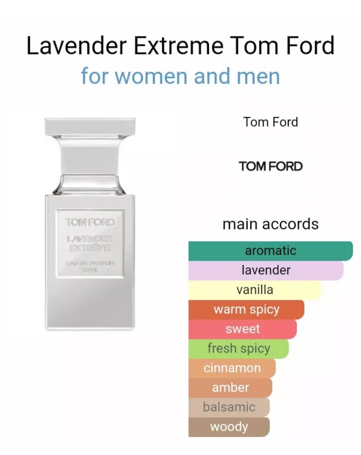 Tom Ford Lavender Extreme edp  50ml/1.7 Oz  BNIB  (Discontinued)3